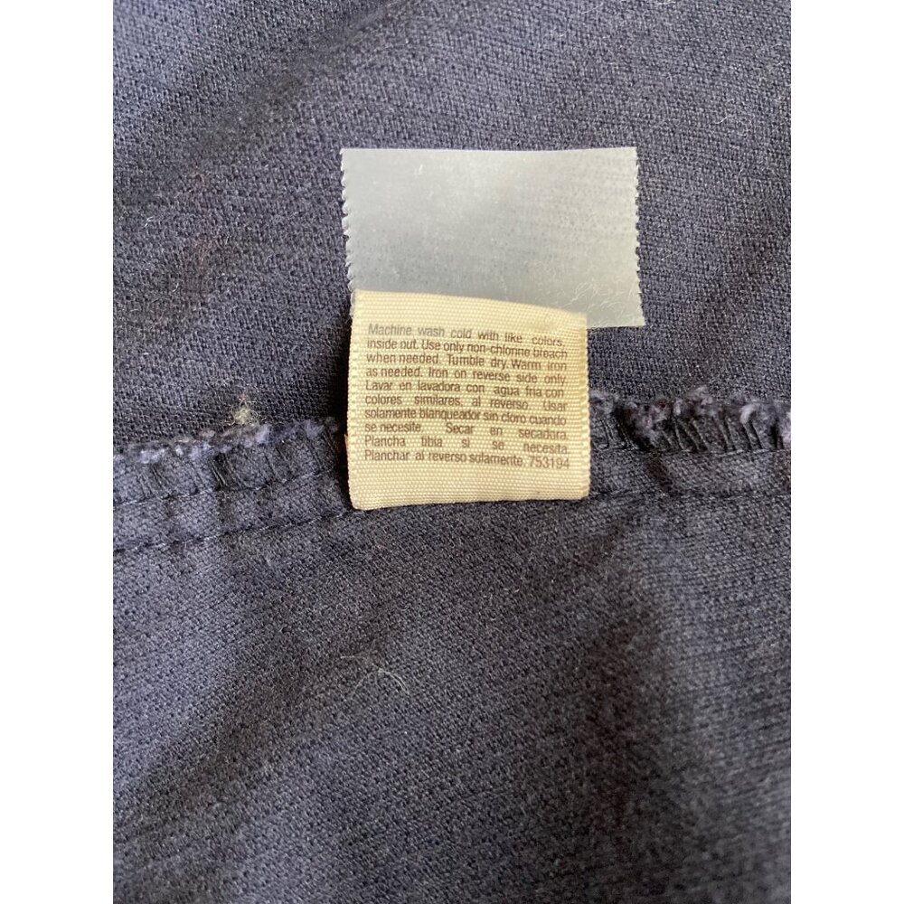 Vintage Y2K St. John’s Bay Corduroy Blazer PM Navy Blue Retro Jacket Cottagecore - Picture 6 of 8